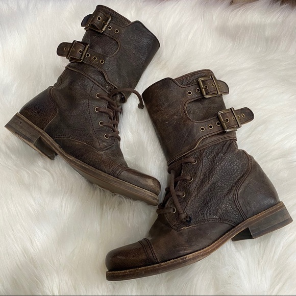 🔥All Saints Distress Damisi Combat Military Size 38🔥 - Picture 11 of 14